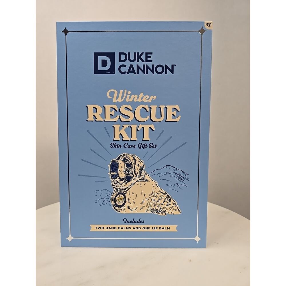 Duke Cannon Winter Rescue Kit Gift Box - Bloody Knuckles hand and lip balm